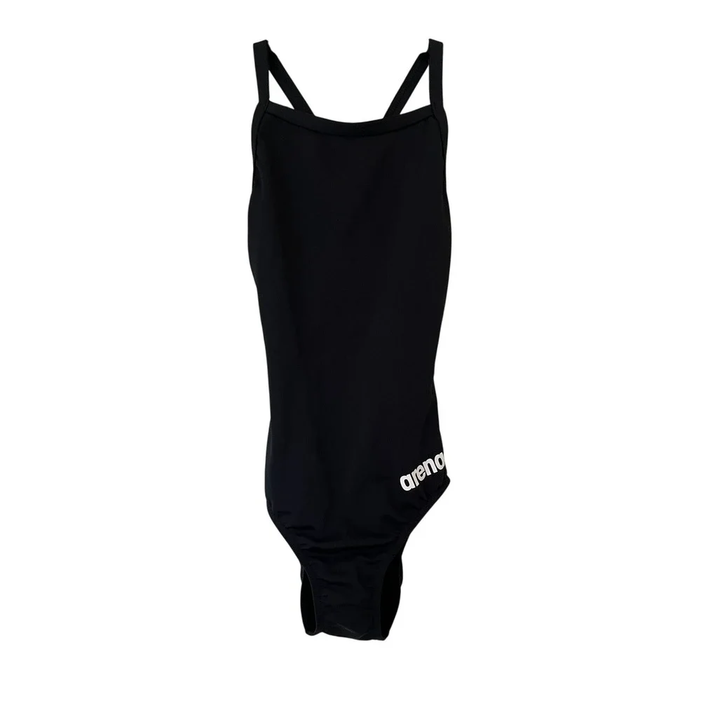 NWT Arena Team Light Drop Solid‎ Back One Piece Swimsuit Sz 26